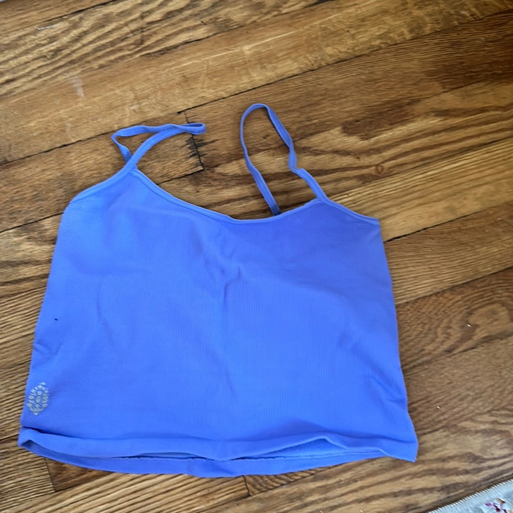 free people movement tighten up tank periwinkle